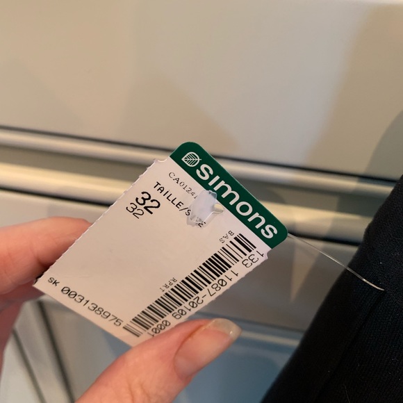 Only & Sons Tapered Slim Fit Pant Black 32x32 NWT - Picture 5 of 8